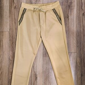 Women's GG Premium Clothing Beige Sweatpants